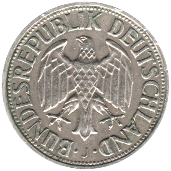 1 Mark, 1970 Obverse