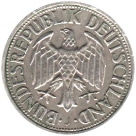 Preview 1 Mark, 1970 obverse