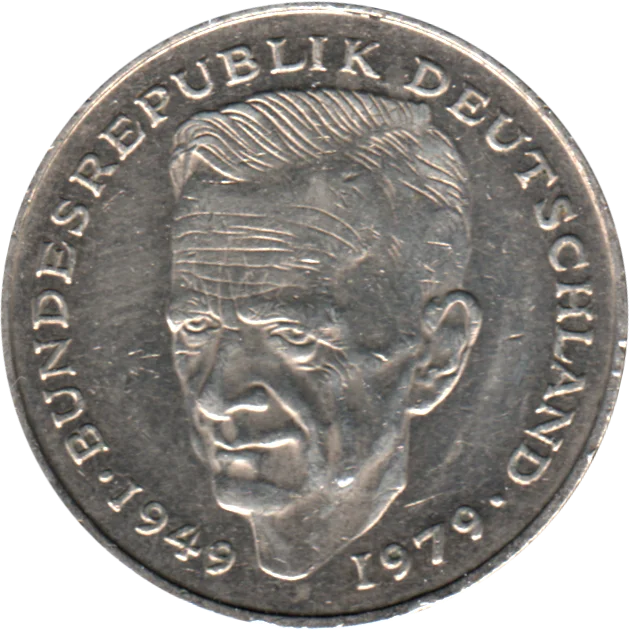 2 Marks, 1992 Obverse