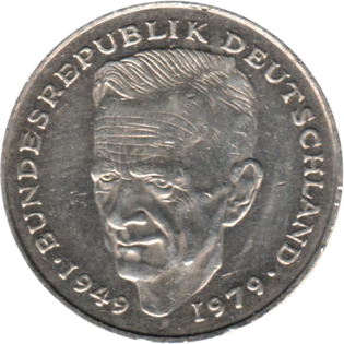 Preview 2 Marks, 1992 obverse