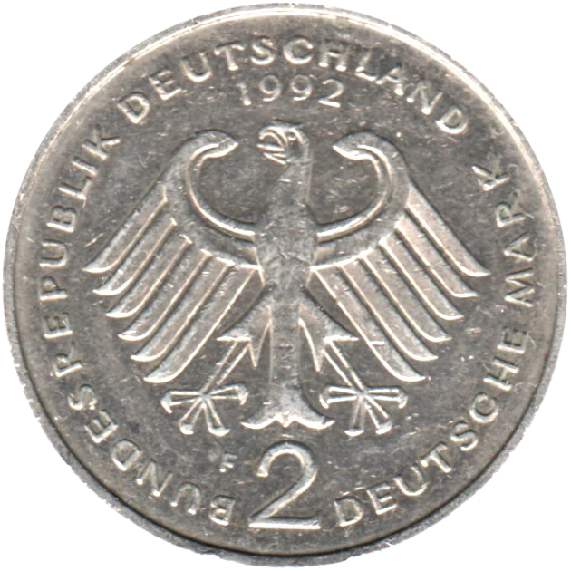 2 Marks, 1992 Reverse