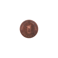 Preview 1 Pfennig, 1979 reverse