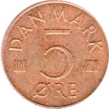 5 øre, 1981 Reverse