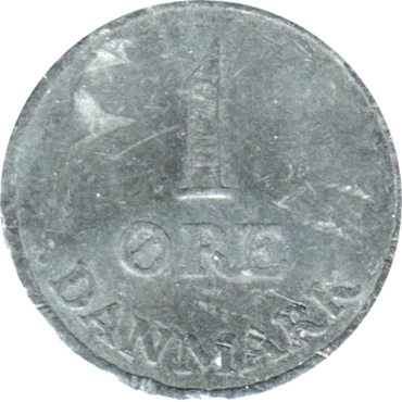 1 øre, 1955 Reverse