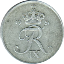 Preview 2 øre, 1961 obverse