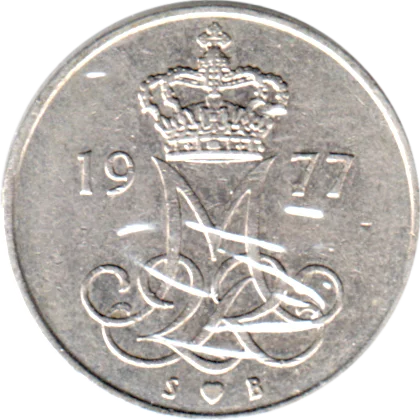 10 øre, 1977 Obverse