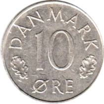 Preview 10 øre, 1977 reverse