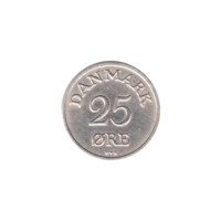 Preview 25 øre, 1950 reverse