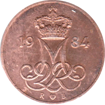 Preview 5 øre, 1984 obverse