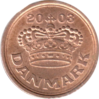 25 øre, 2003 Obverse