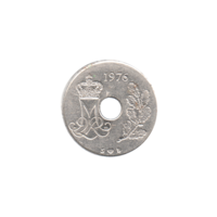 Preview 25 øre, 1976 obverse