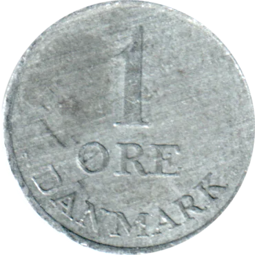 1 øre, 1963 Reverse