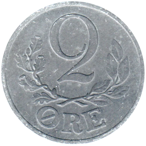 2 øre, 1943 Reverse