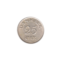 Preview 25 øre, 1953 reverse