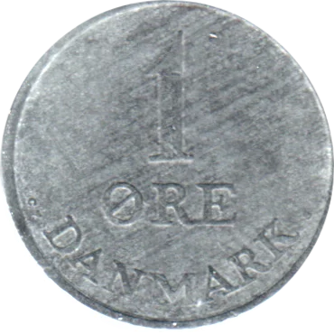 1 øre, 1957 Reverse
