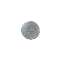 Preview 1 øre, 1957 reverse