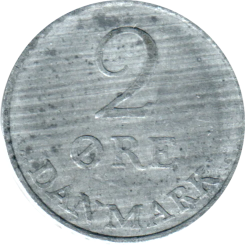 2 øre, 1956 Reverse