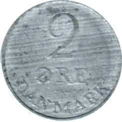 Preview 2 øre, 1956 reverse