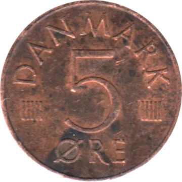 5 øre, 1978 Reverse