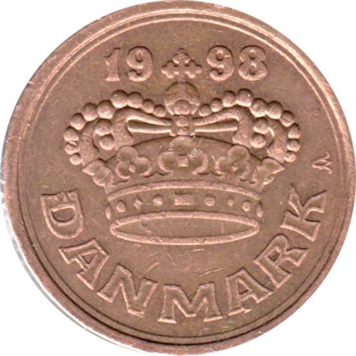 50 øre, 1998 Obverse