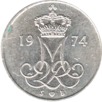 Preview 10 øre, 1974 obverse