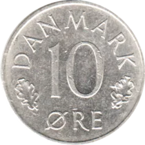 Preview 10 øre, 1974 reverse