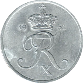 Preview 5 øre, 1962 obverse