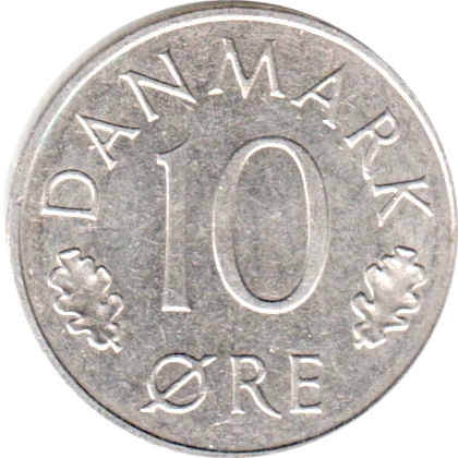 10 øre, 1978 Reverse
