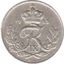 Preview 10 øre, 1953 obverse