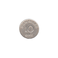 Preview 10 øre, 1953 reverse