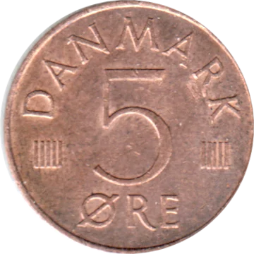 Preview 5 øre, 1979 reverse