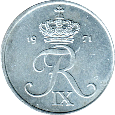 2 øre, 1971 Obverse