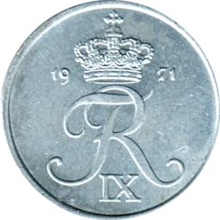 Preview 2 øre, 1971 obverse