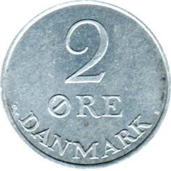 Preview 2 øre, 1971 reverse