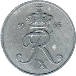 Preview 2 øre, 1966 obverse