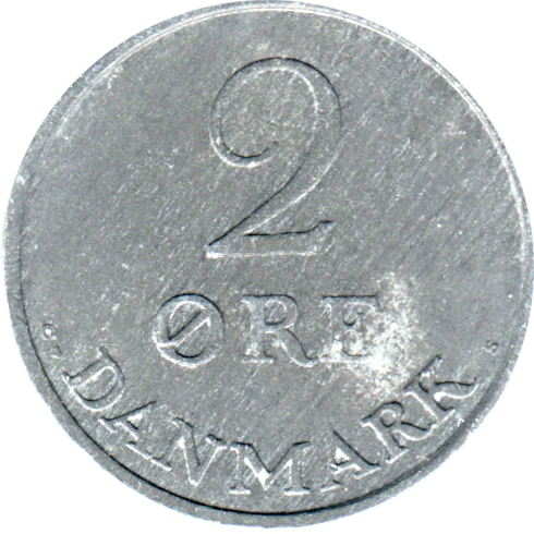 2 øre, 1966 Reverse