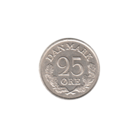 Preview 25 øre, 1964 reverse