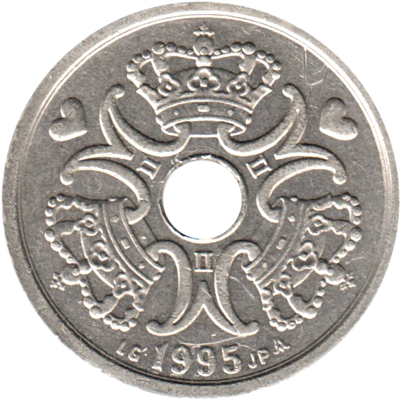 2 Kroner, 1995 Obverse