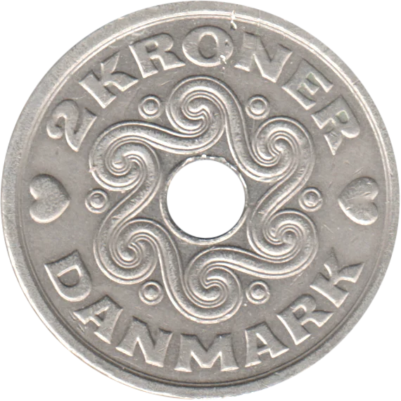 2 Kroner, 1995 Reverse