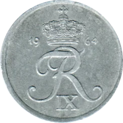 Preview 2 øre, 1964 obverse