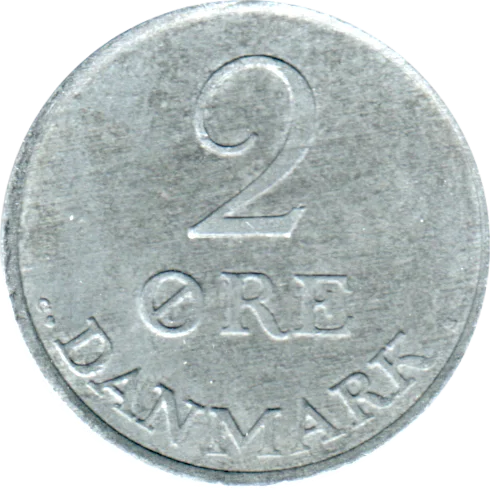 2 øre, 1964 Reverse