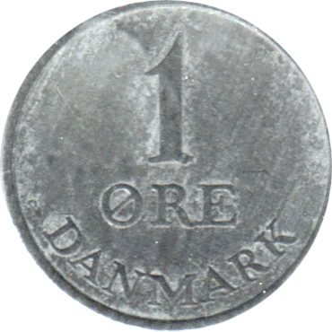 Preview 1 øre, 1960 reverse