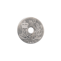 Preview 25 øre, 1977 obverse