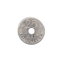 Preview 25 øre, 1977 reverse