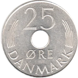 Preview 25 øre, 1981 reverse