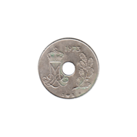 Preview 25 øre, 1973 obverse