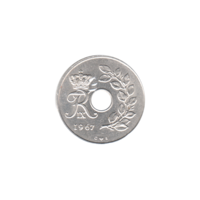 Preview 25 øre, 1967 obverse