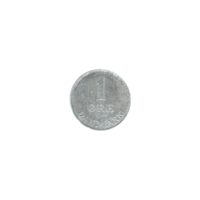 Preview 1 øre, 1966 reverse