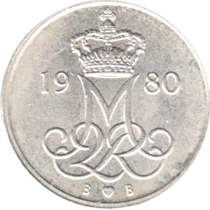 Preview 10 øre, 1980 obverse