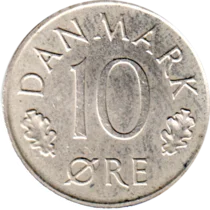 Preview 10 øre, 1980 reverse